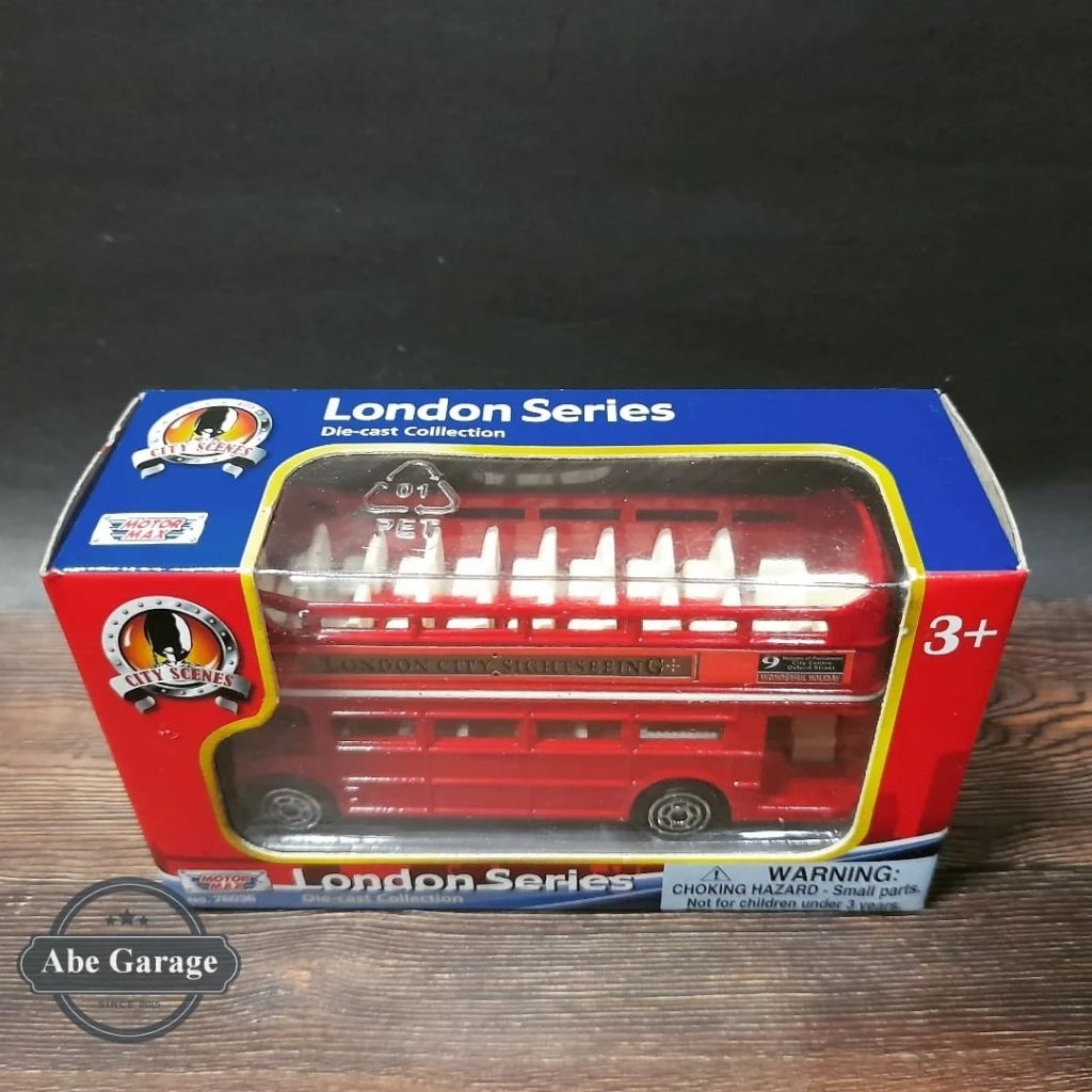Motormax Diecast London Bus City Scanes