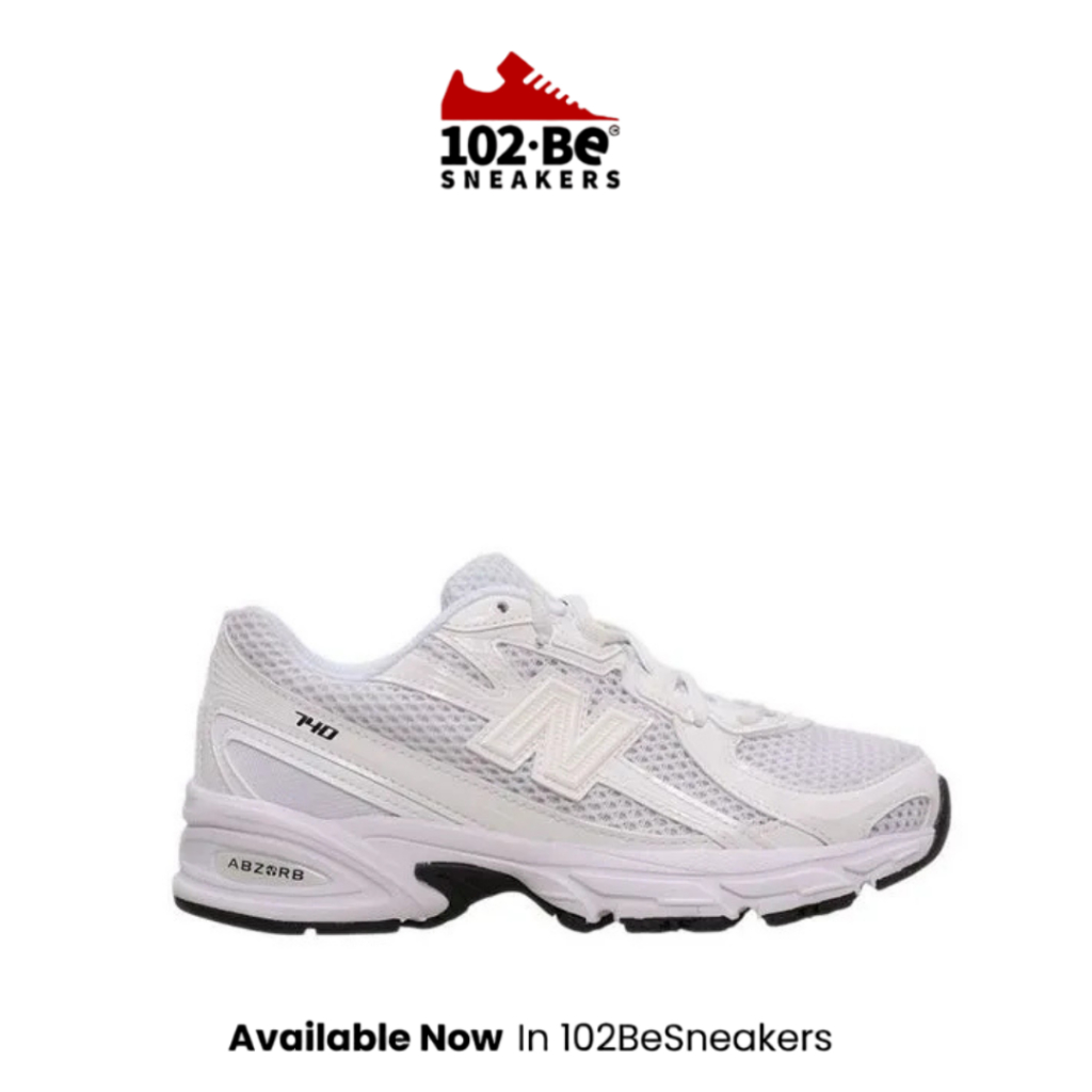Sepatu NB 740 Unisex Sneakers Shoes - White NEWU740WW2 Original