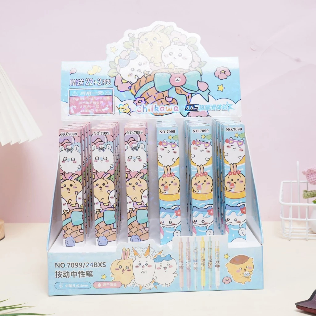 

{Chiikawa} Pen Gel Blind Box Lucu Imut Premium Karakter Chiikawa No. 7099 by Kakabicam