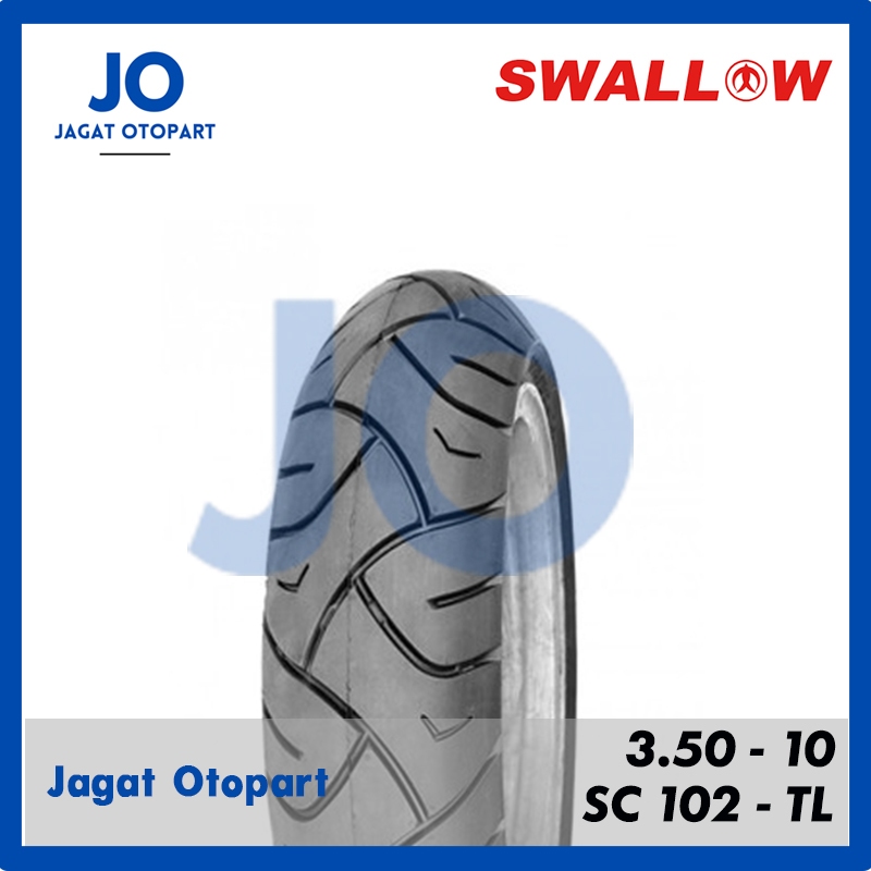 JAGAT Ban Vespa Swallow SC-102 3.50/ 350 Ring 10 Tubeless