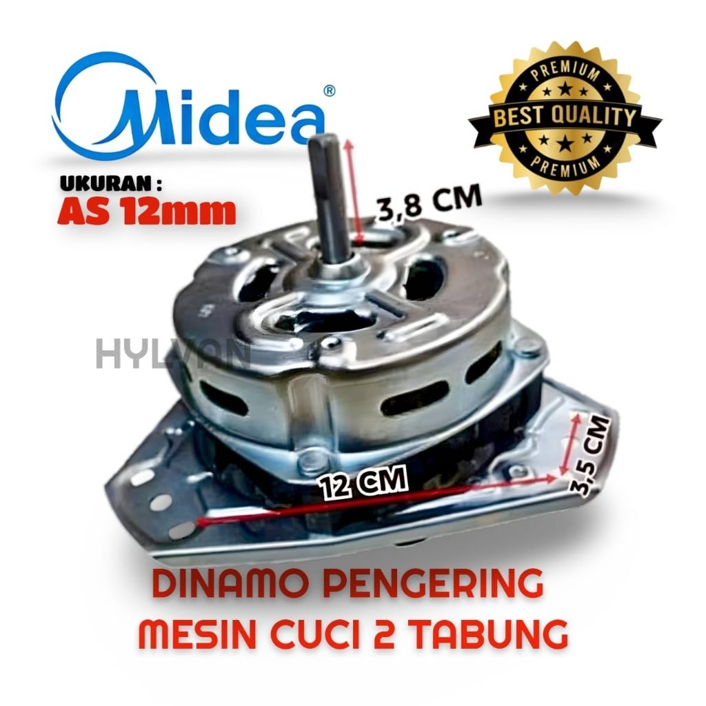 MOTOR SPIN | DIMANO PENGERING MESIN CUCI MIDEA 2 TABUNG