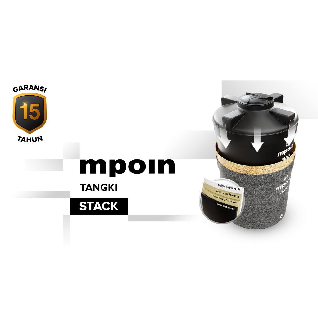 TOREN / TANDON TANGKI AIR MPOIN STACK 1200