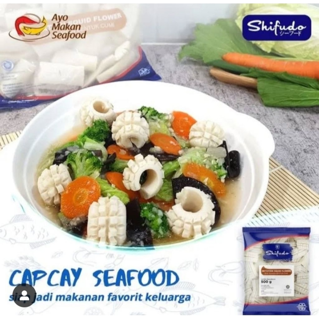 

Shifudo cumi flower 500g cumi bentuk bunga