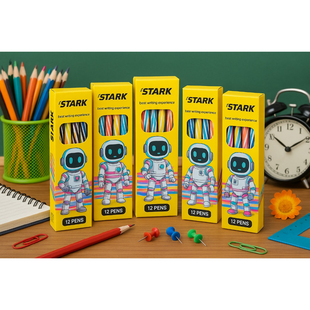 

Termurah - 12 Pcs Pulpen Lilin Stark Pena Stark Harga Grosir