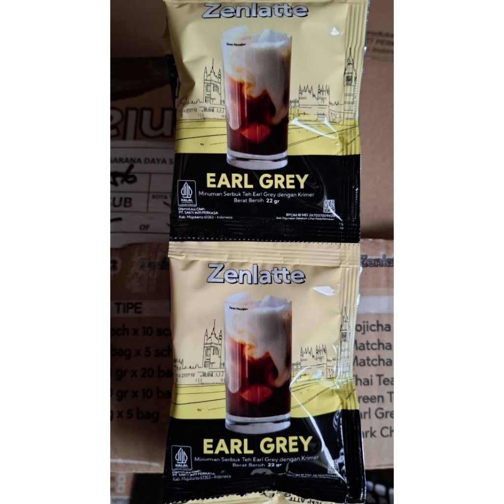 

ZENLATTE EARL GREY isi 10 Pcs