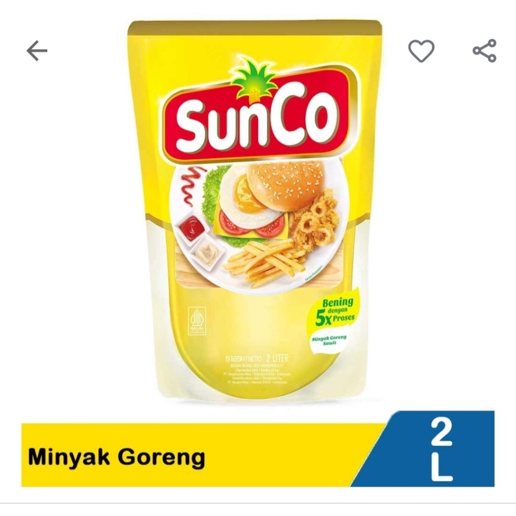 

minyak goreng sunco 2 Liter