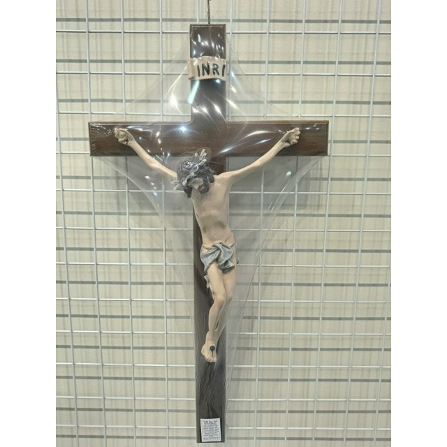 Yeraya Salib Gantung Katolik Premium Kayu Jati Poly 60cm (Y1042)  Salib Premium Salib Gereja Salib J