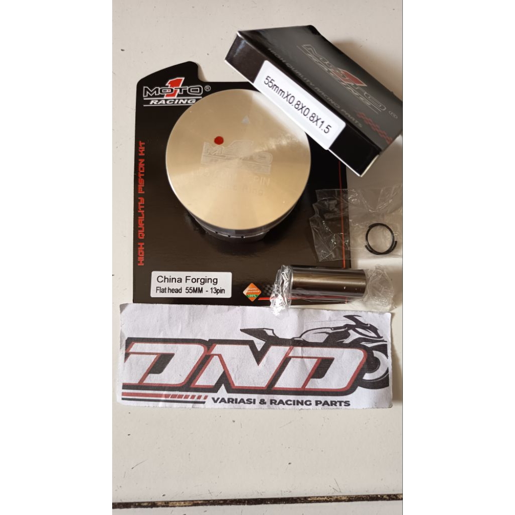 MOTO1 Piston forged 55mm pin 13/Piston 55 pen 13/Piston moto1 forged 55mm pin 13/Piston forget 55mm 