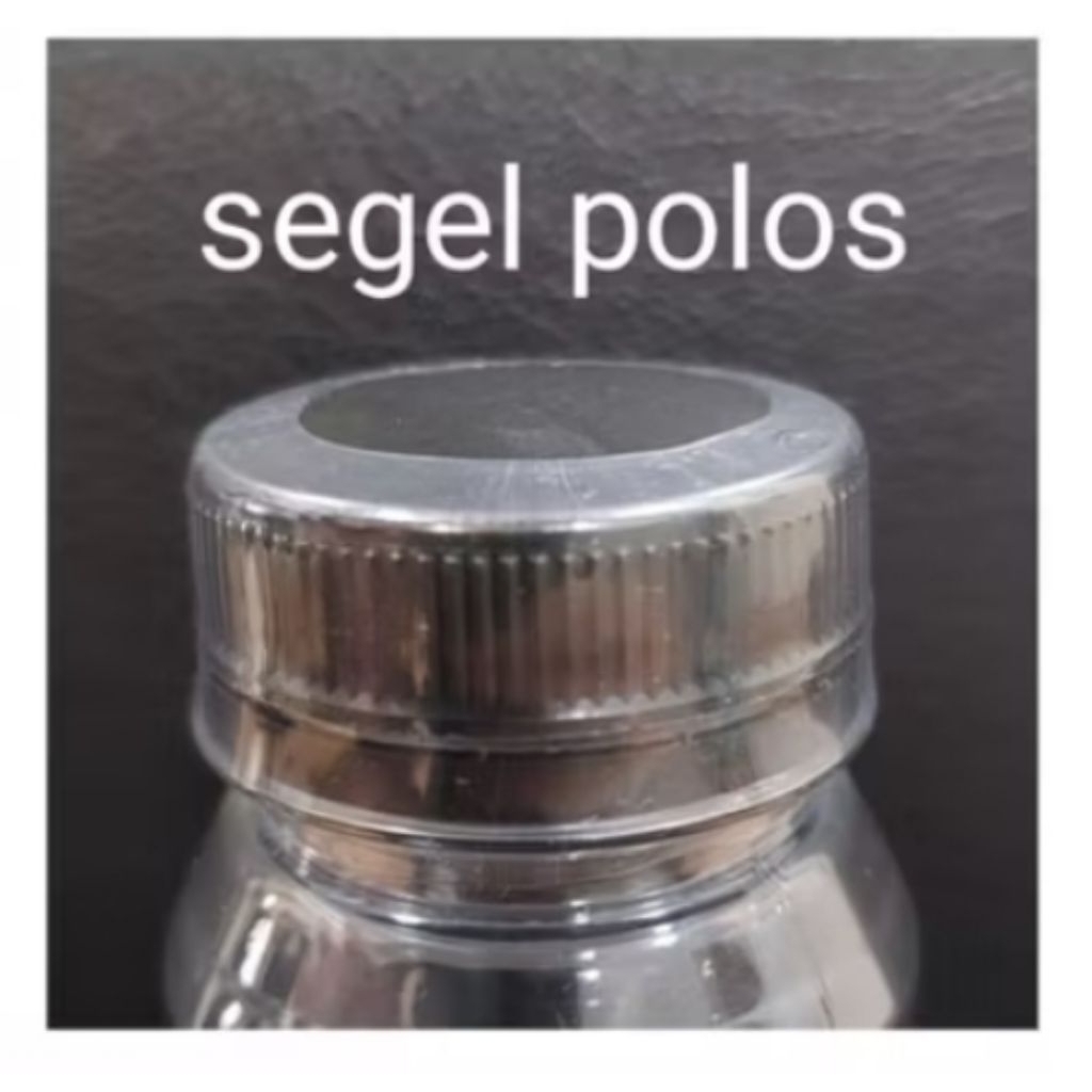 

2 lbr Segel botol plastik shrink 5.5 x 3.5 cm BENING transparan