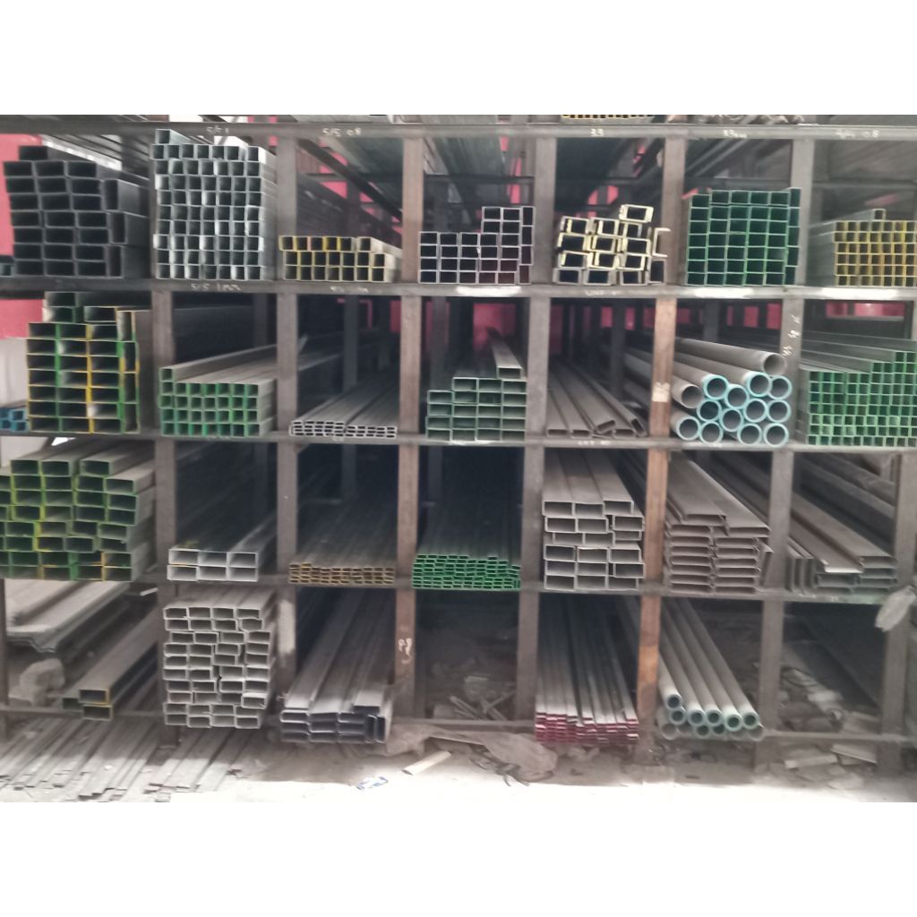 Hollow galvanis 2x2x 1mm panjang 6Meter