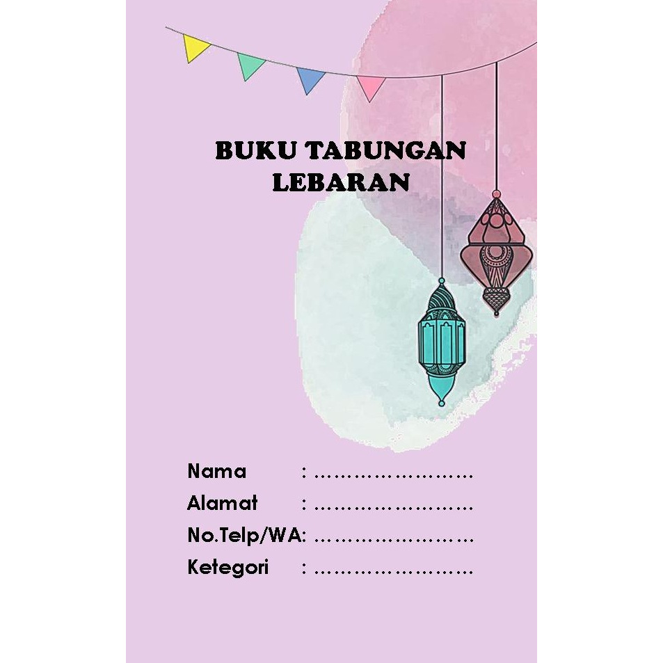 

ES88 Buku Tabungan Hari Raya/Buku Tabungan Lebaran