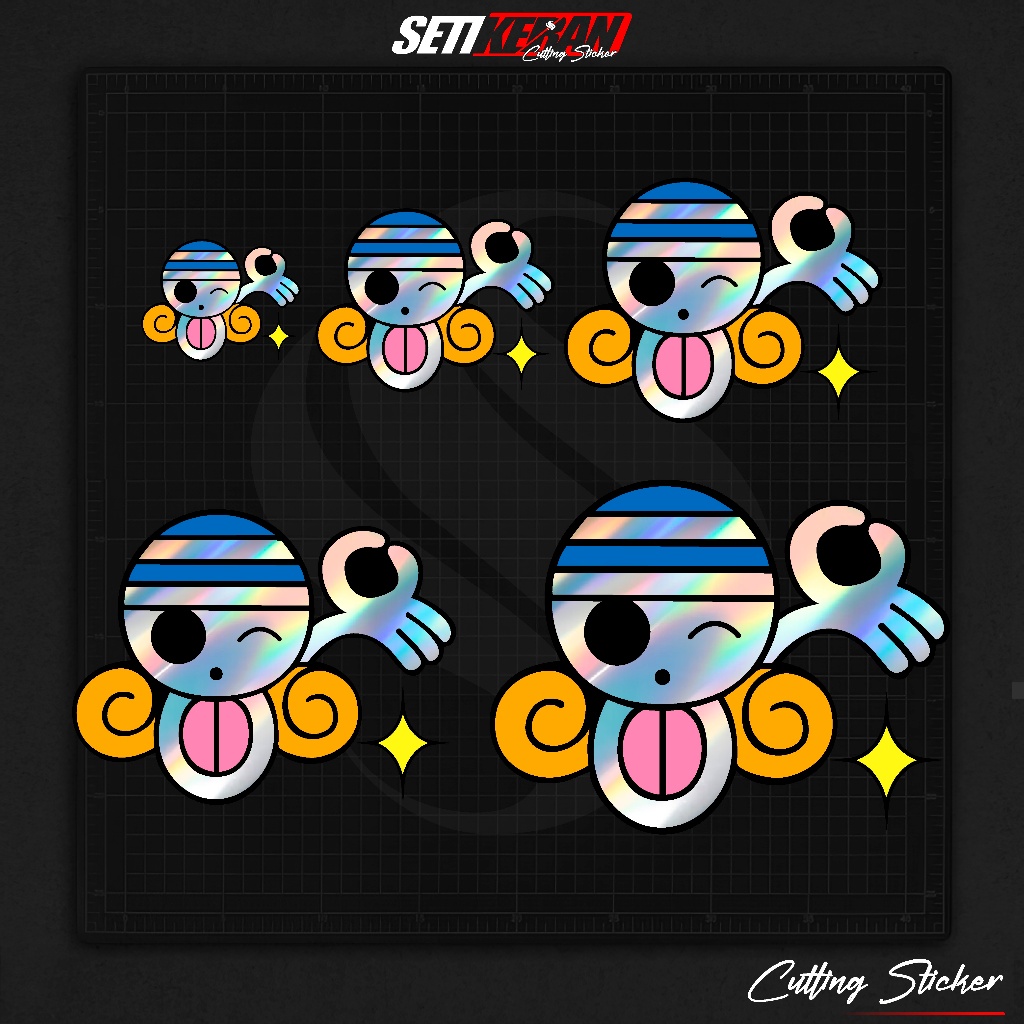 Sticker one piece Nami stiker one piece  Cutting setiker tengkorak one piece Nami logo flag Nami mur