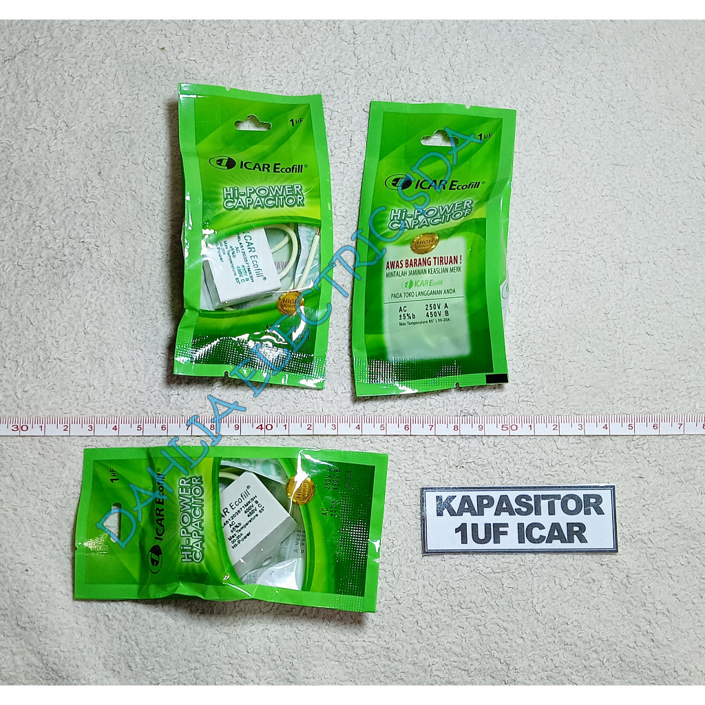 KAPASITOR 1UF ICAR ECOFILL
