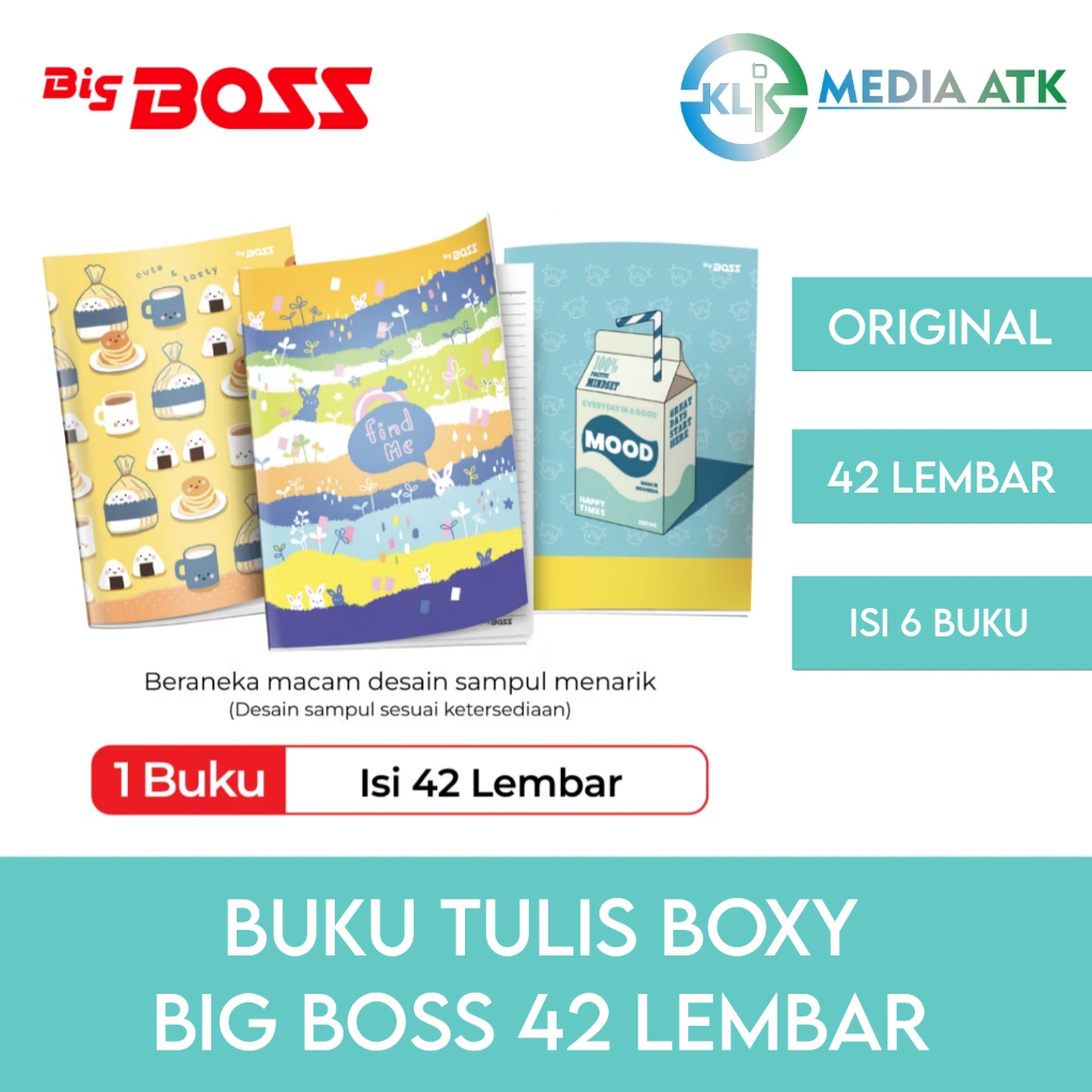 

Big Boss Campus 42 Lembar Buku Tulis Boxy - Isi 6