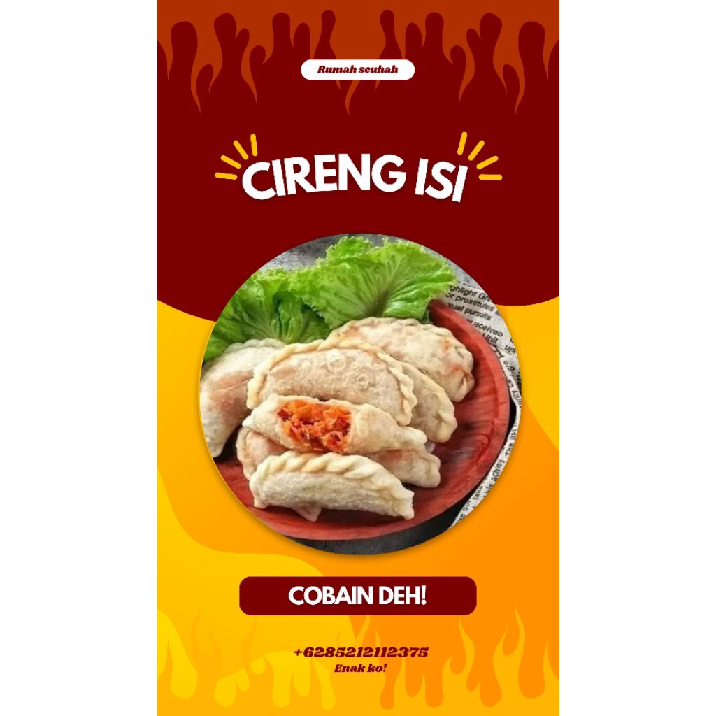 

cireng isi|| cireng isi ayam suwir besar isi 5pcs