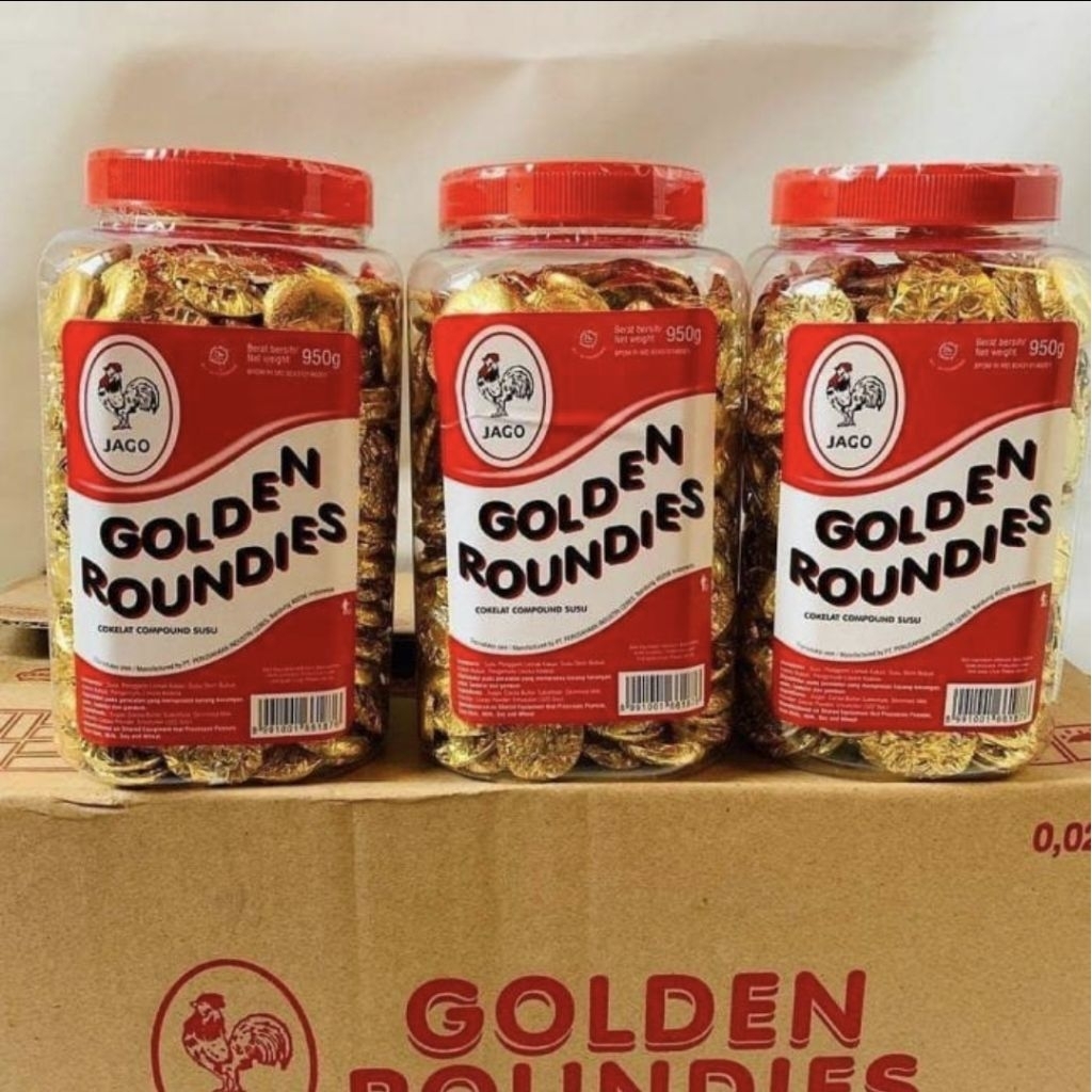 

Golden Roundies Chocolate Koin Toples 700 Gram