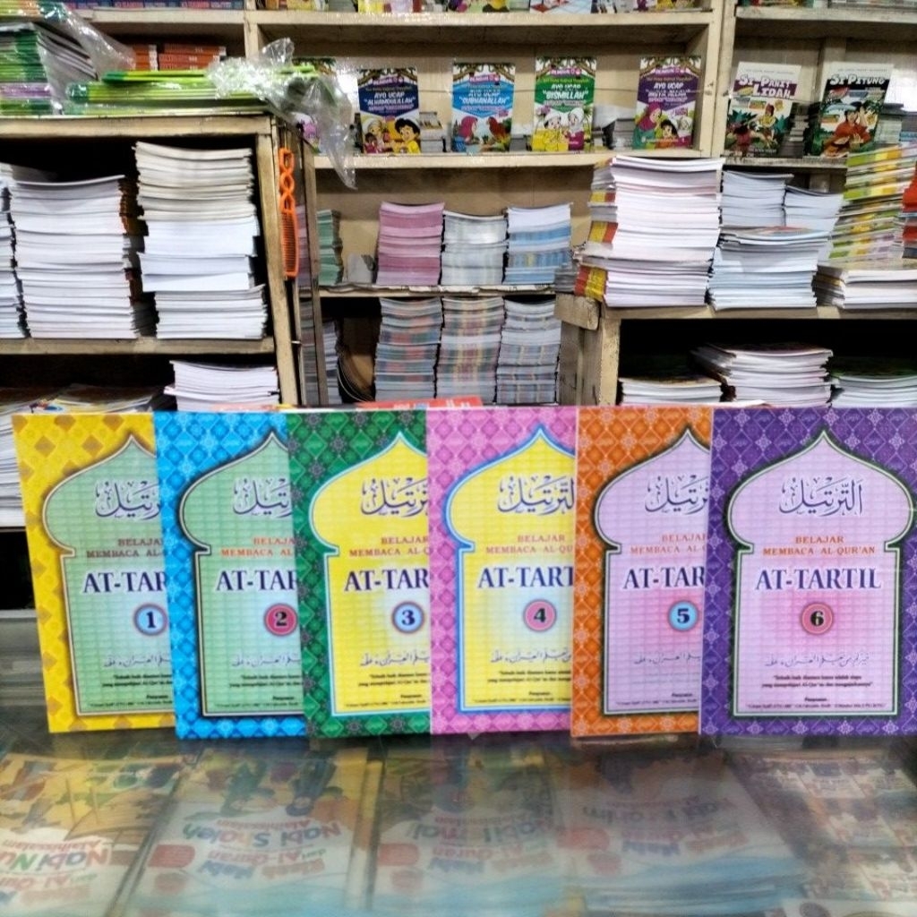 BELAJAR  MEMBACA  AL_@QUR'AN AT- TARTIL  JILID 1.2.3.4.5 DAN 6