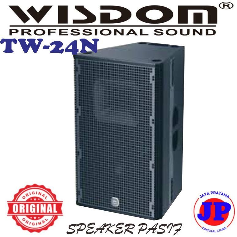 Speaker Wisdom TW24N 2 x 12 Inch Speaker Pasif Wisdom TW-24N Neodymium
