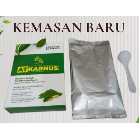 

ALGA TEA KARNUS kemasan baru pack 35gr