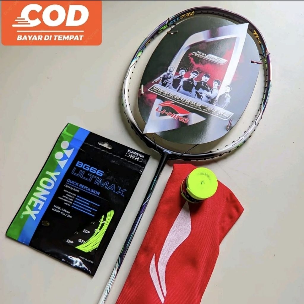 RAKET BADMINTON TECTONIC 9 HEAD HEAVY 32 LBS