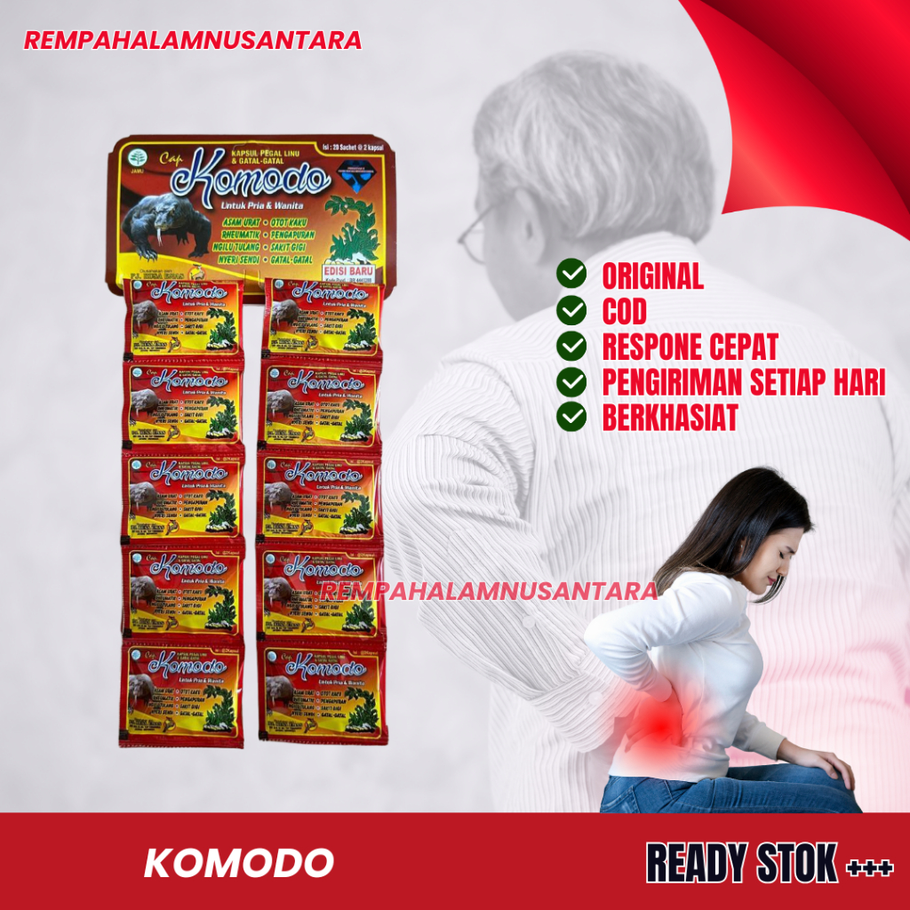 

Komodo Original Kapsul Asam Urat