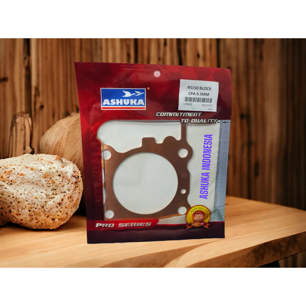 Paking Blok Tembaga Ashuka 0.1 mm 0.3 mm 0.5 mm Sonic Supra GTR CBR CB 150