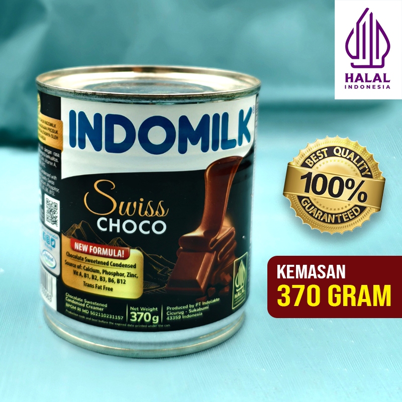 

Susu Indomilk Swiss Choco Kental Manis Cokelat Kemasan 370gram