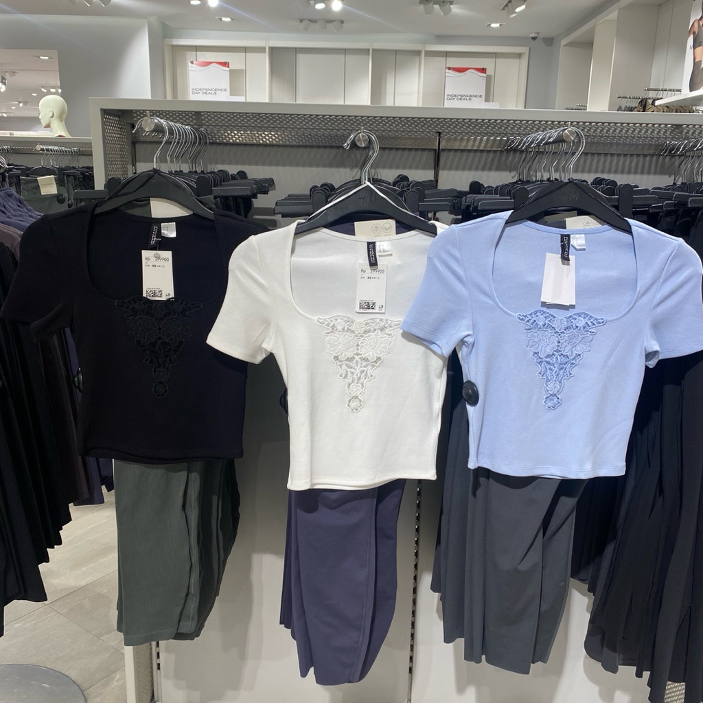 Kaos Crop H&M Original Store