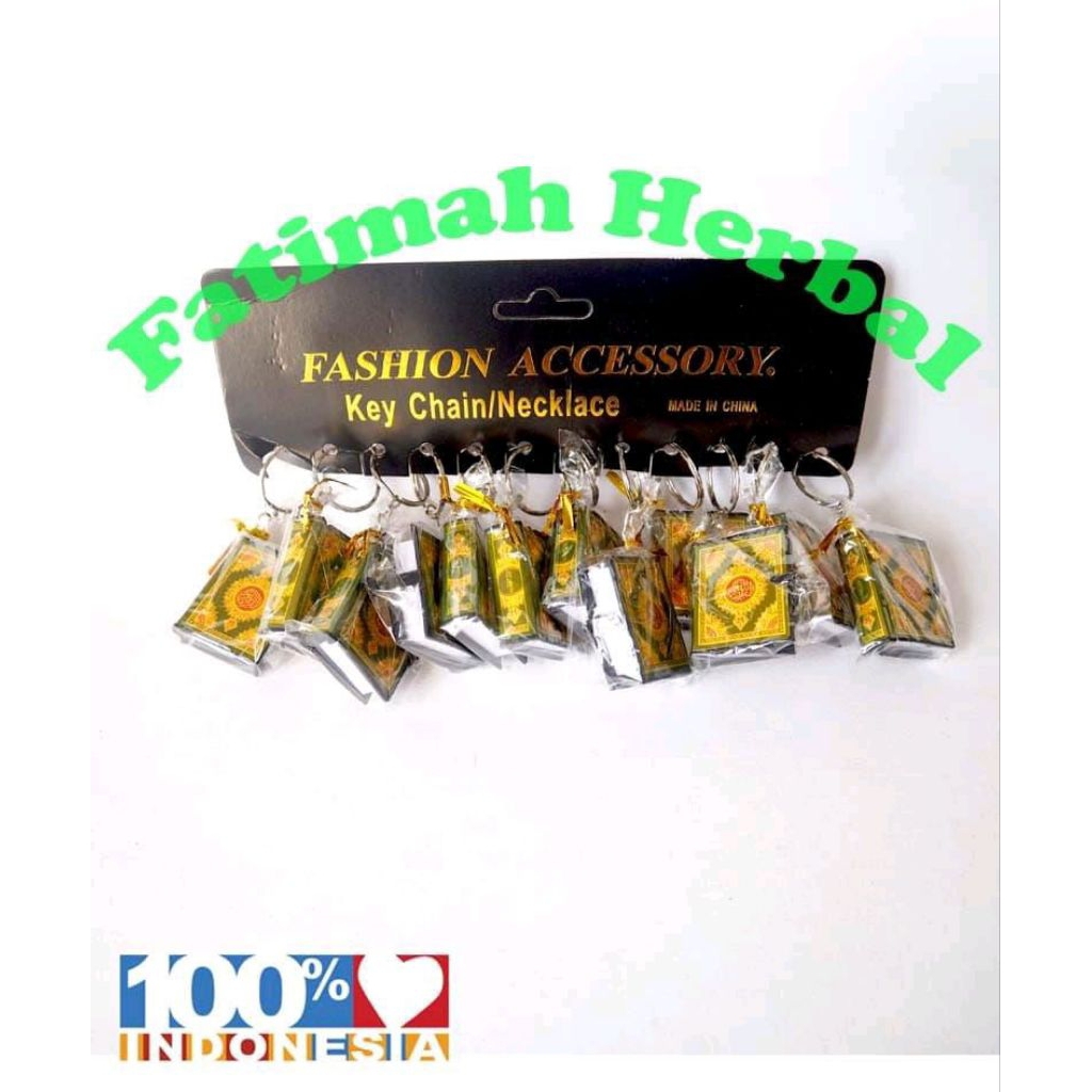 Gantungan Kunci Alquran Mini/Alquran Mini