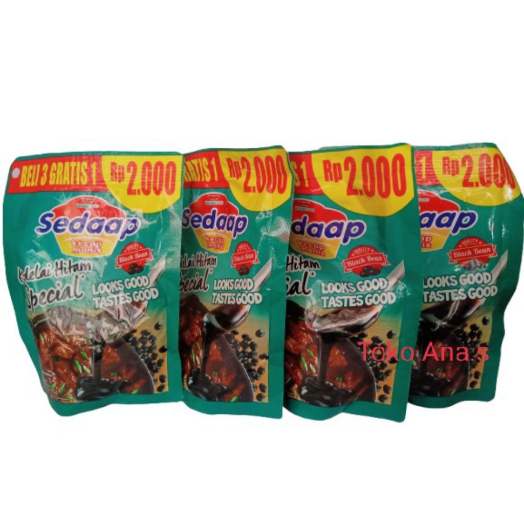 

Kecap Sedaap 2000an isi 4 Pcs