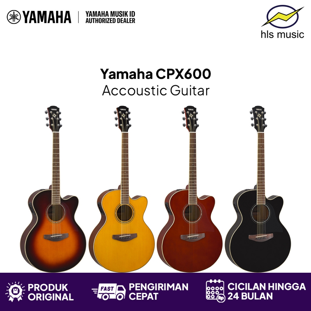 YAMAHA CPX600 / CPX 600 / CPX-600 Gitar Akustik Elektrik