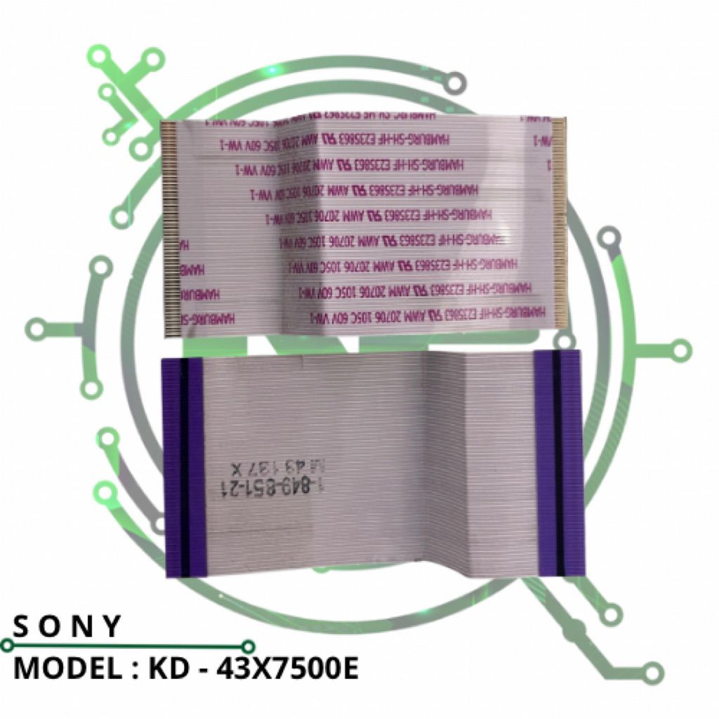 ORIGINAL LVDS FLEKSIBLE TV LED SONY 43 INCH KD-43X7500E KD 43X7500 E