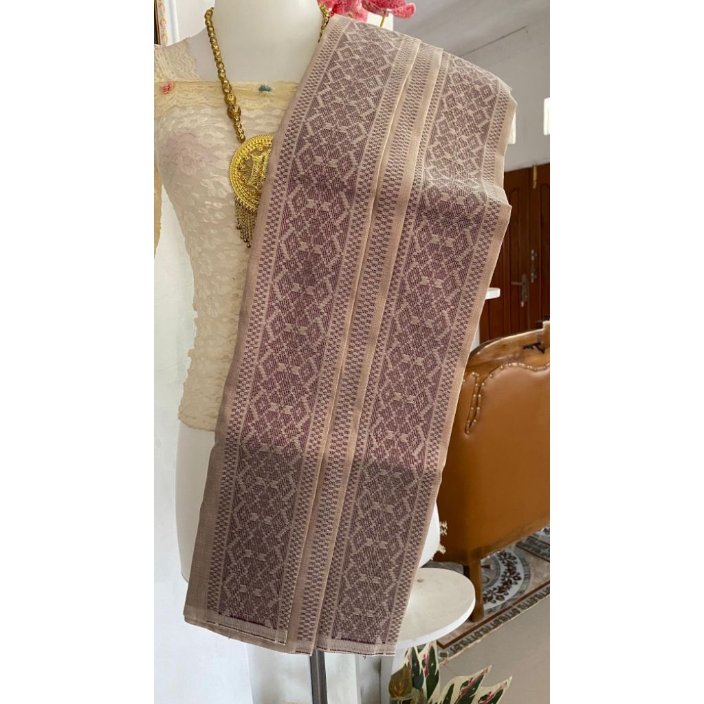 SONGKET SILUNGKANG BAHAN BAJU warna soft