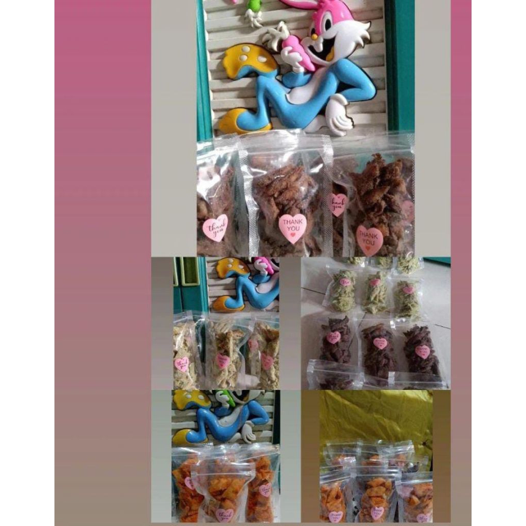 

lumpia rasa dan keripik singkong