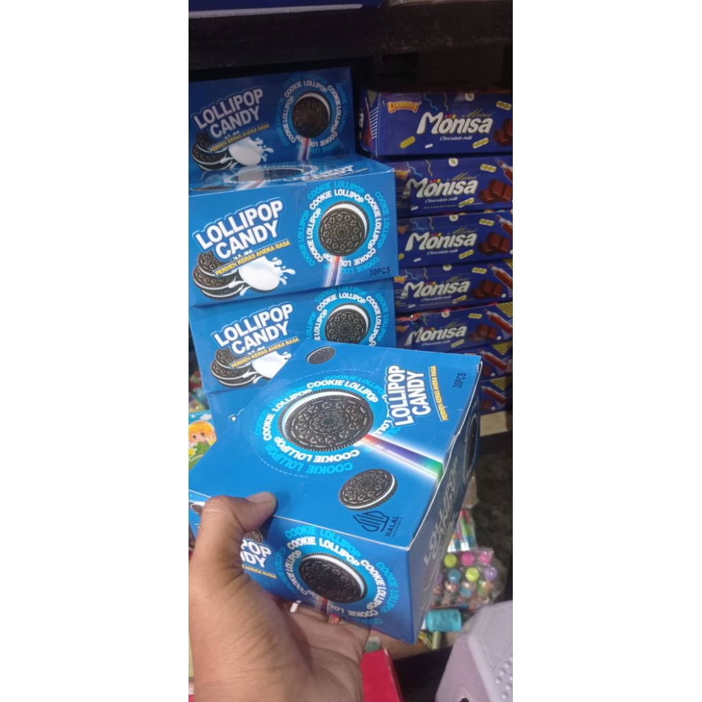 

permen lampu Coky lolipop