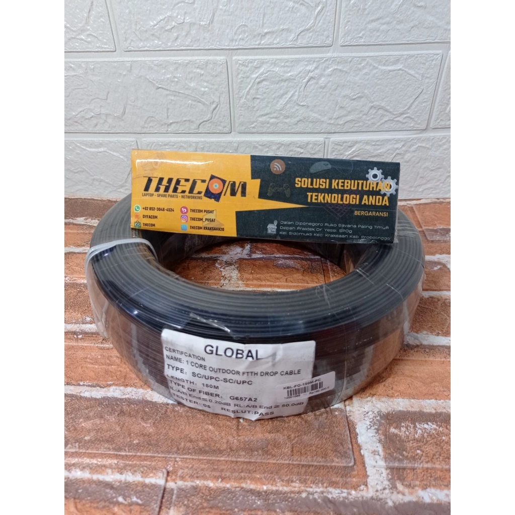 KABEL FIBER OPTIC 1 CORE 3 SELING 150M GLOBAL/SPECTRA PRECON