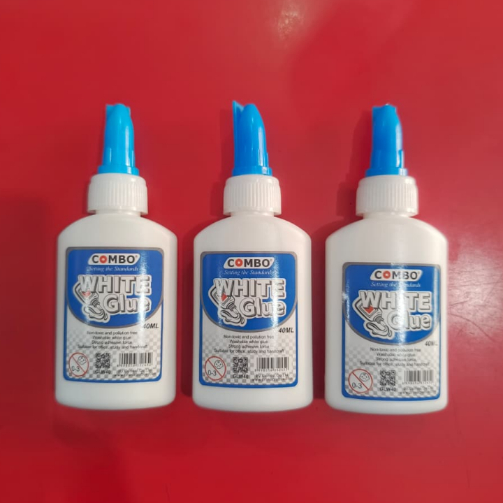 

WHITE GLUE COMBO 40ML | LEM KERTAS | LEM PUTIH