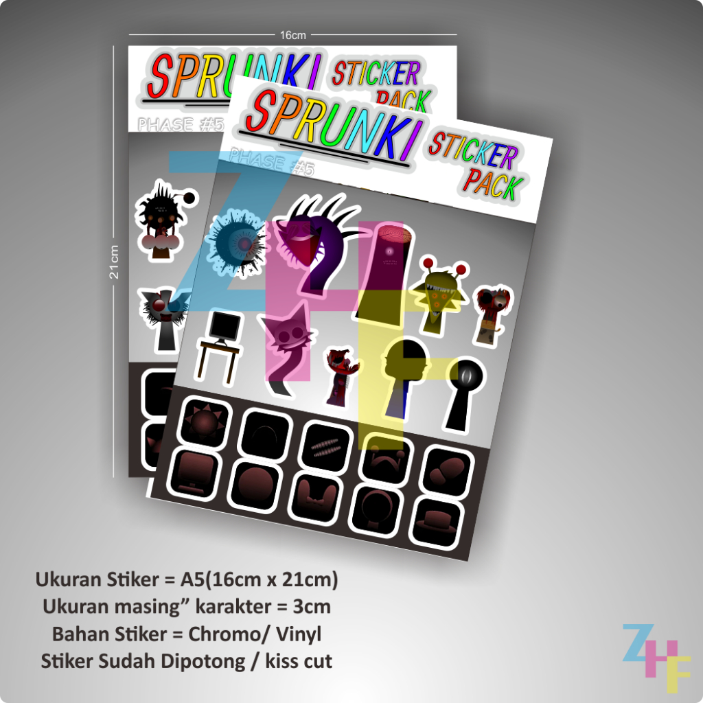 

Spunki Sticker Pack Phase #5(Horror Phase)