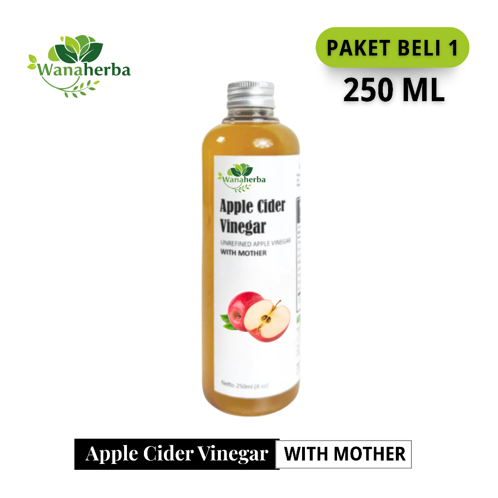 

Wanaherba Cuka Apel With Mother 250 ML