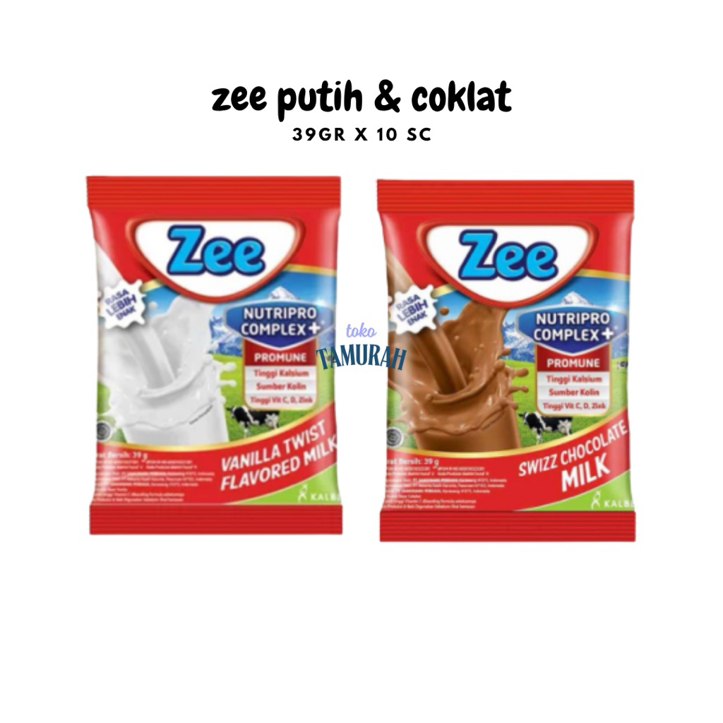 

SUSU BUBUK ZEE VANILLA & COKLAT 39gr x 10 SACHET
