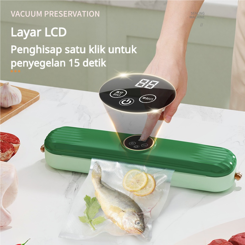 Vacuum Sealer Food Mesin Pengemas Fresh Makanan/mesin vacuum makanan frozen