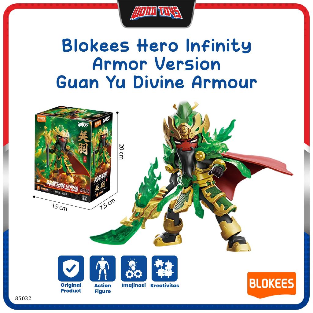 Blokees Hero Infinity Armor Version Guan Yu Divine Armour (85032) - Action Figure Toys