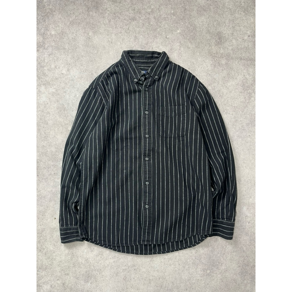 SPAO hickory stripe shirt