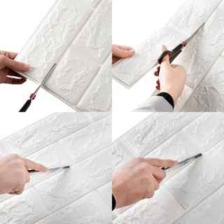 MH - Dekorasi Ruangan Wallpaper Foam - Stiker Wallpaper Foam Brick