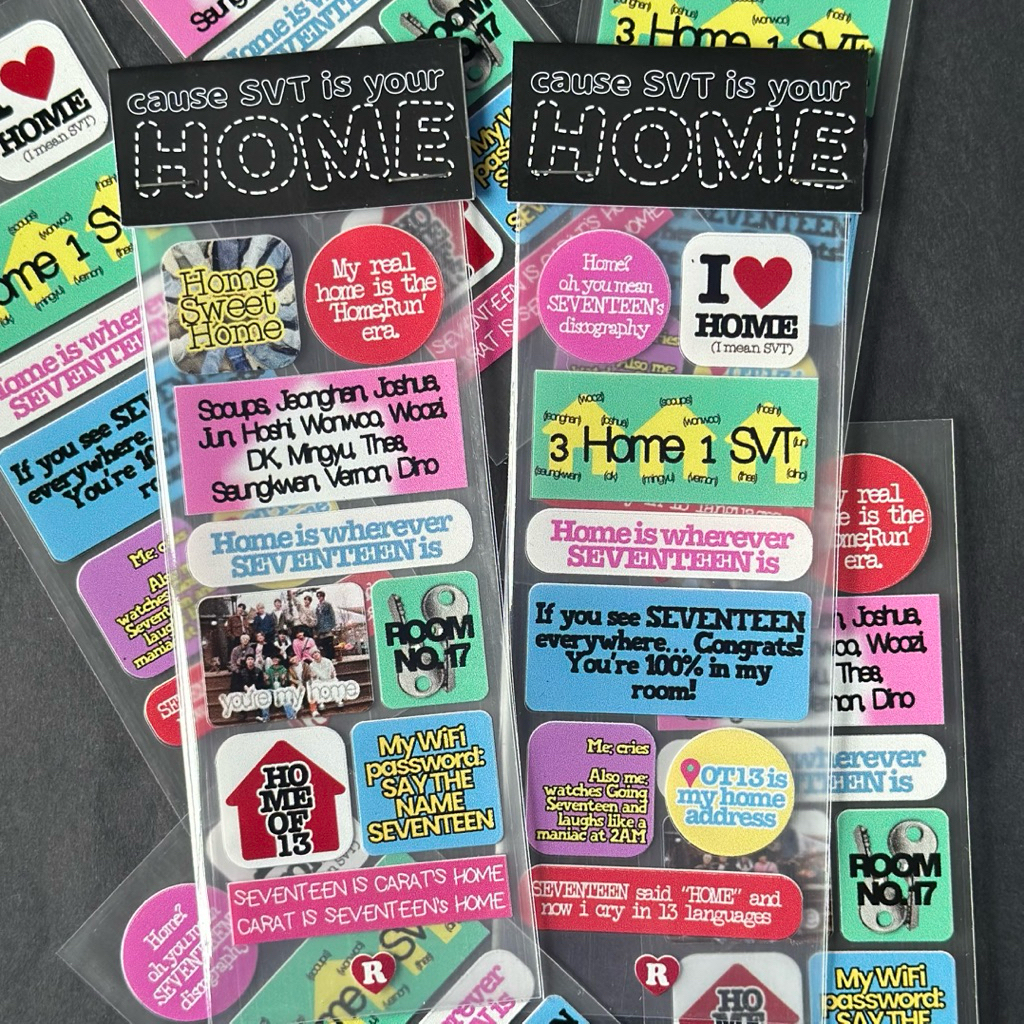 

CAUSE SEVENTEEEN IS YOUR HOME | SVTHOME by RATTLED STUDIO