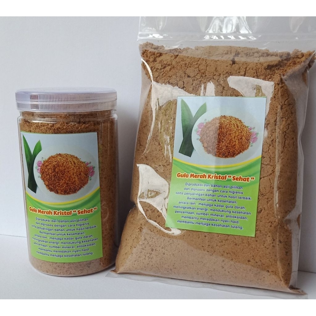 Gula Merah Kristal / gula merah bubuk / gula merah semut "SEHAT"