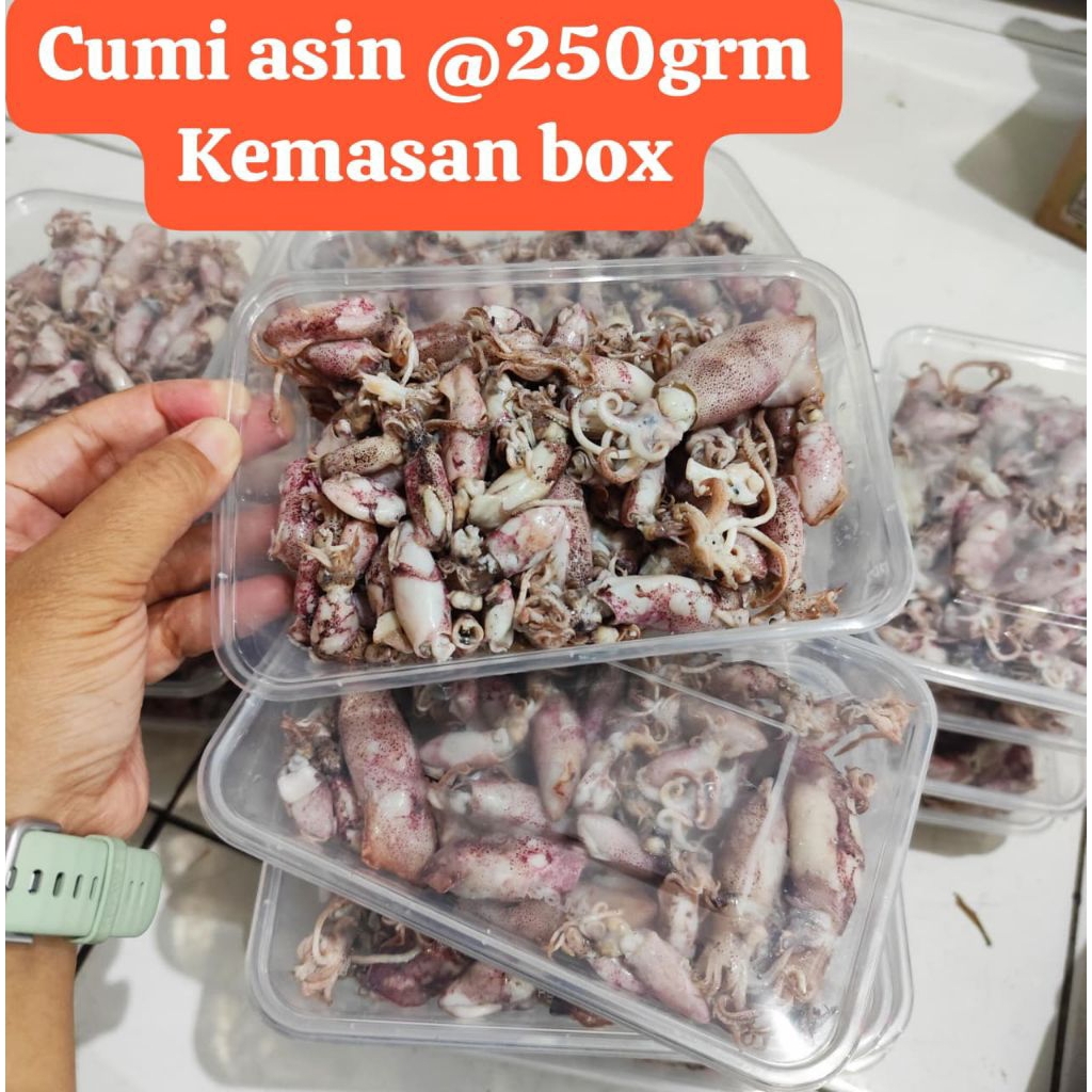 

Cumi Asin Kemasan Box 250gr