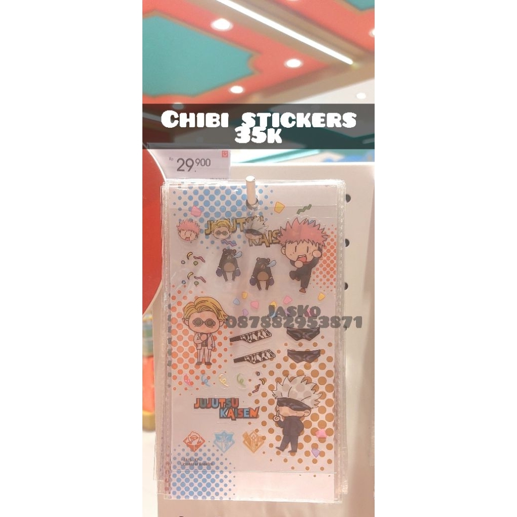 

Chibi Stickers Jujutsu Kaisen x Minisoland