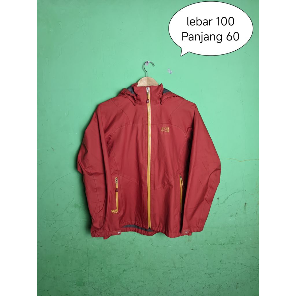 Jaket outdoor millet goretex pro shell bloktech Gropcore