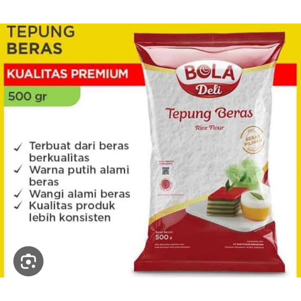 

Tepung beras bola 500gram*✓1 dus isi 20 pcs